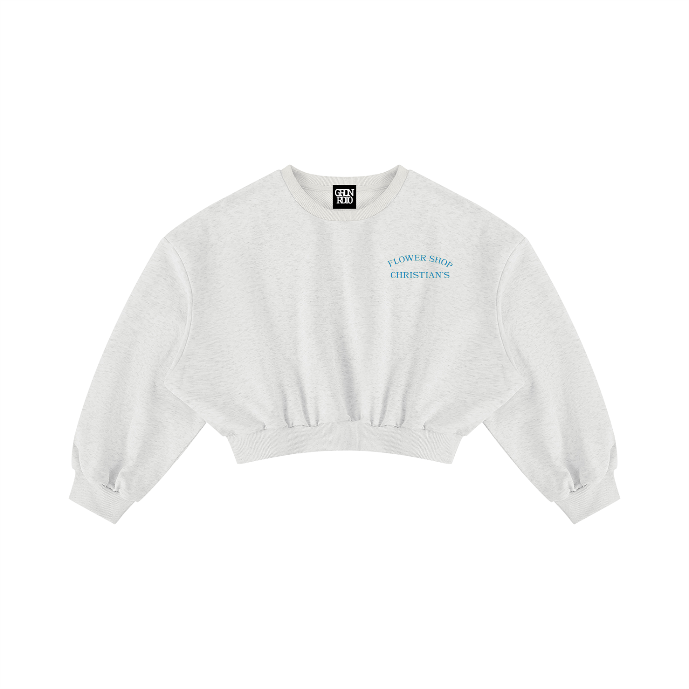 Women's Cropped TrackList Crewneck