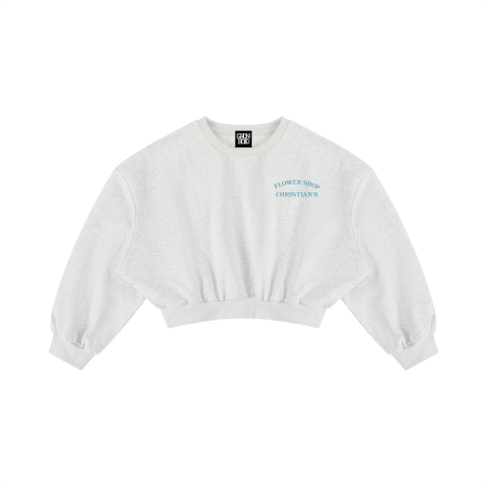 Women's Cropped TrackList Crewneck