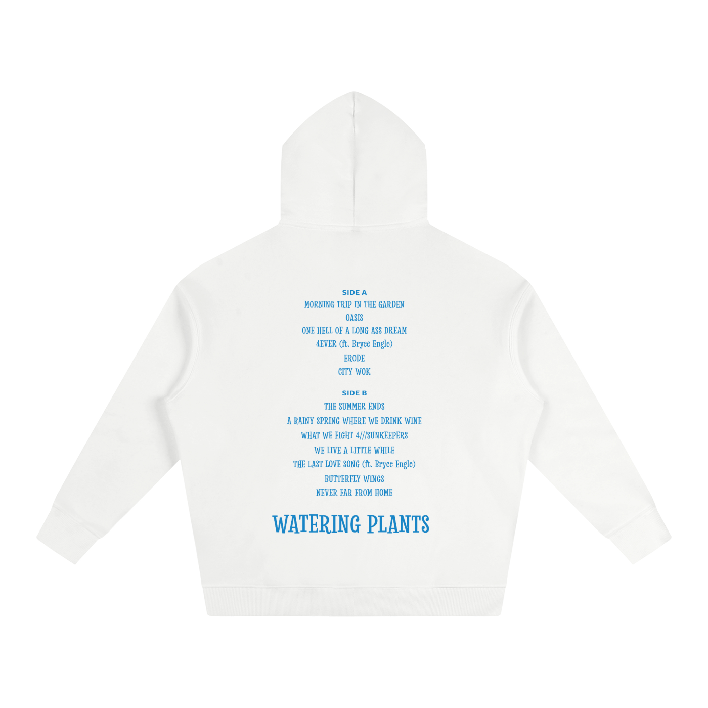 WATERING PLANTS TrackList Hoodie